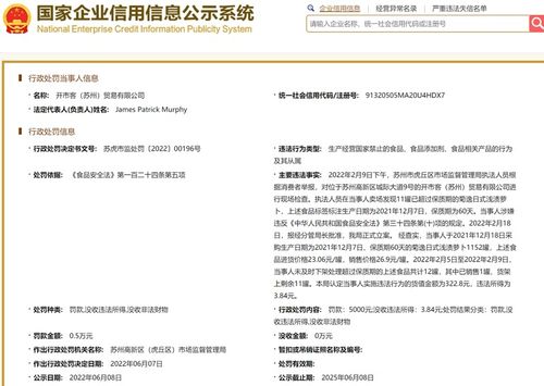 Costco苏州店因销售过期食品被罚5000元 数字时代下食品安全监管的新警示
